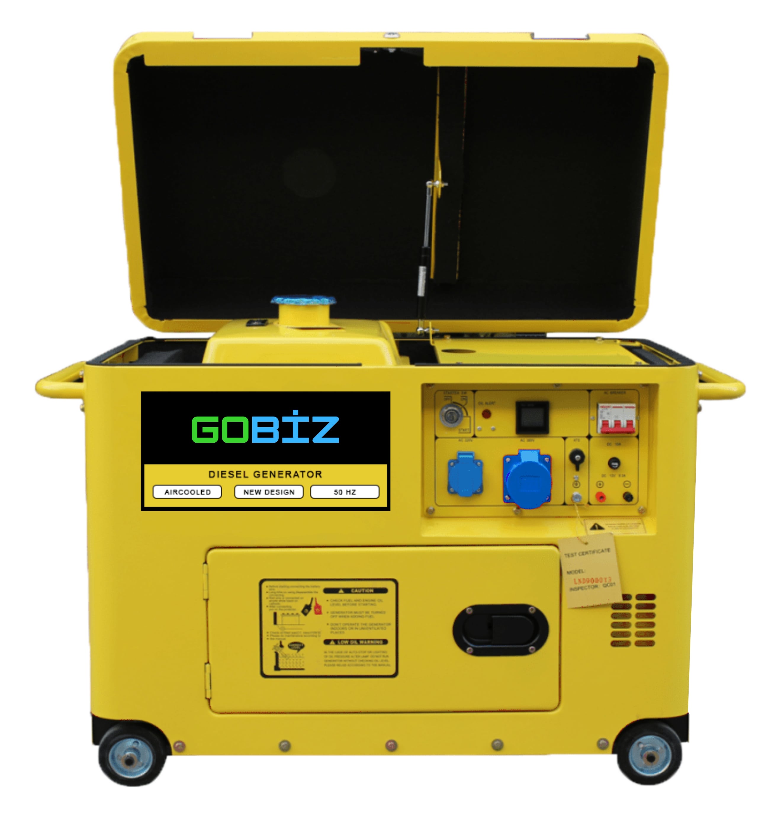 GOBİZ GO-KDM7 DİZEL KABİNLİ PORTATİF JENERATÖR