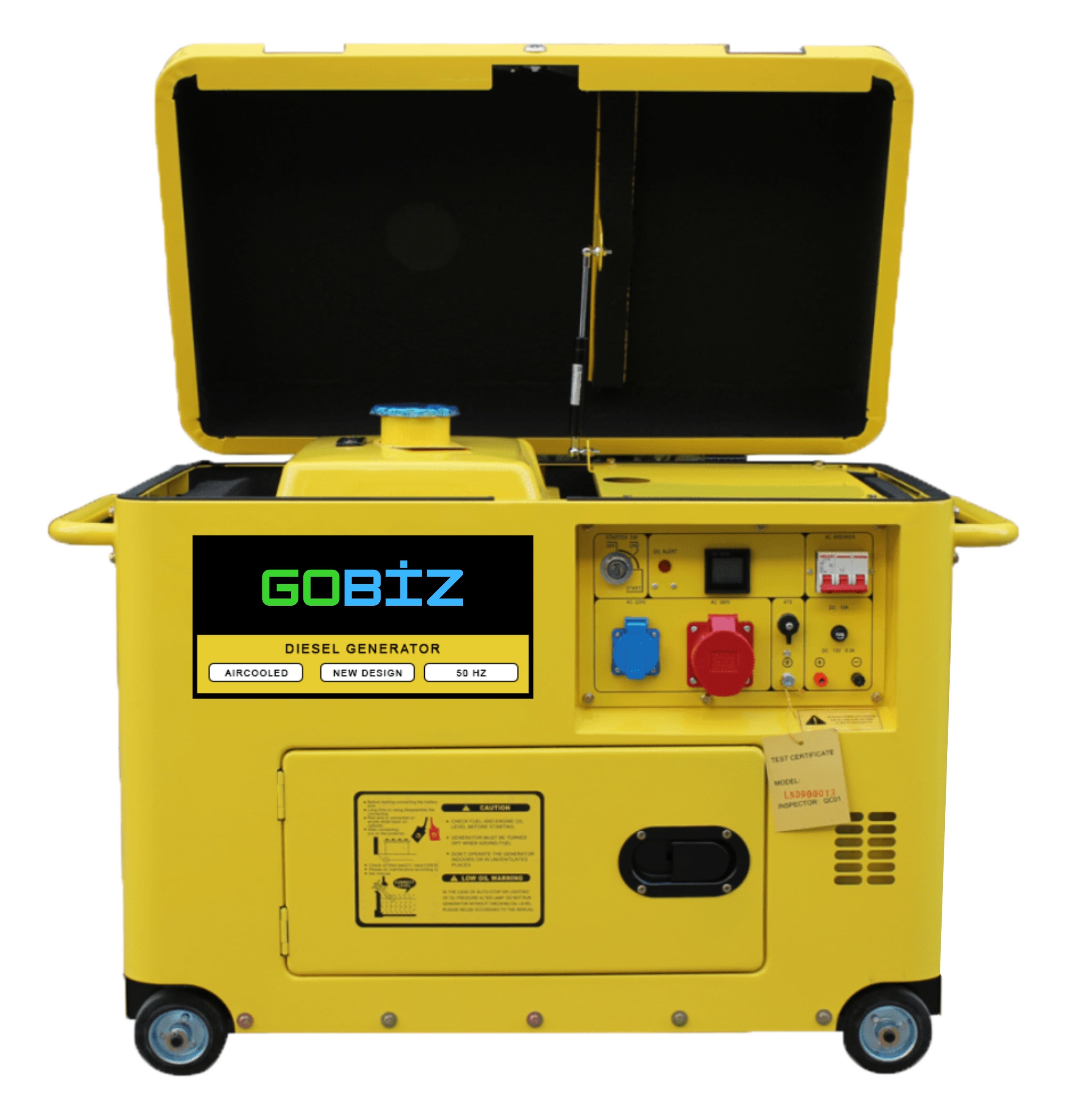 GOBİZ GO-KDT11 KABİNLİ DİZEL PORTATİF JENERATÖR